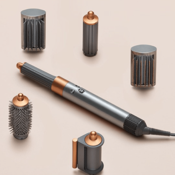 Стайлер Dyson Airwrap Complete Long HS05 (Nickel/Cooper) - Подарочный кейс для хранения