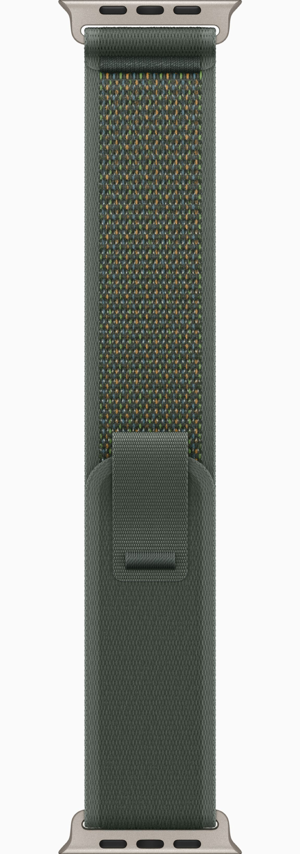 Apple Watch Ultra 2 (2024) GPS, 49 мм, корпус из бежевого титана, ремешок Trail зеленого цвета