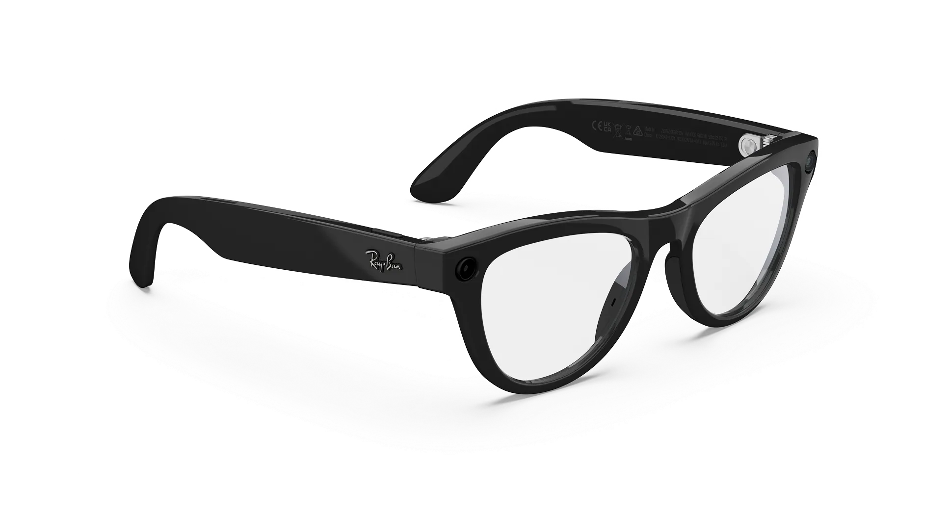 Умные очки Ray Ban Skyler (Gen 2) RW4014 Shiny Black/Clear M 150-52mm (601/SB52)