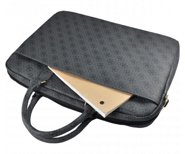 Сумка Guess для ноутбуков 15" 4G Uptown Bag PU, серая