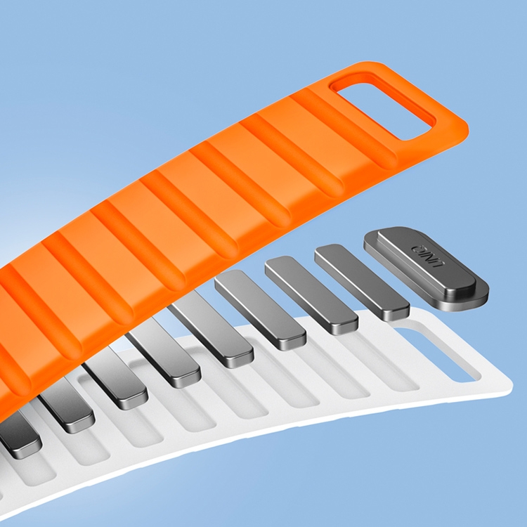 Ремешок Uniq для Apple Watch 42/41/40 mm Revix EVO reversible Magnetic Powder Blue/White