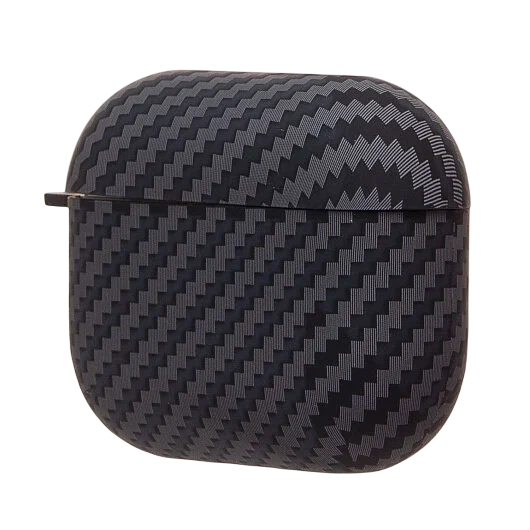 Чехол LUXO Carbon для Airpods 4, чёрный