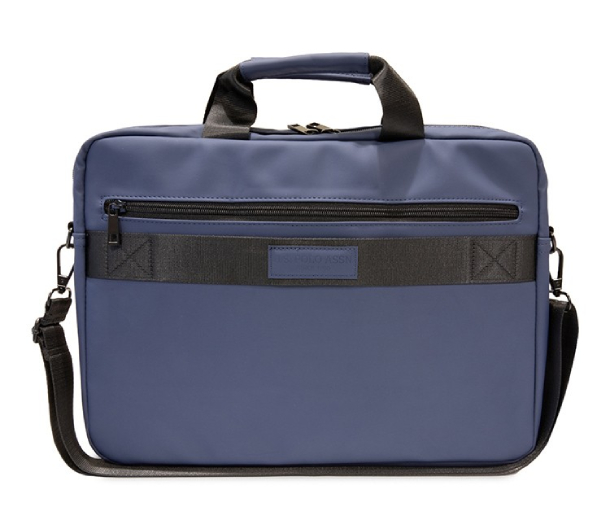 Cумка U.S. Polo для Macbook Air 15" Computer Bag Textured pattern Double Horse logo Navy