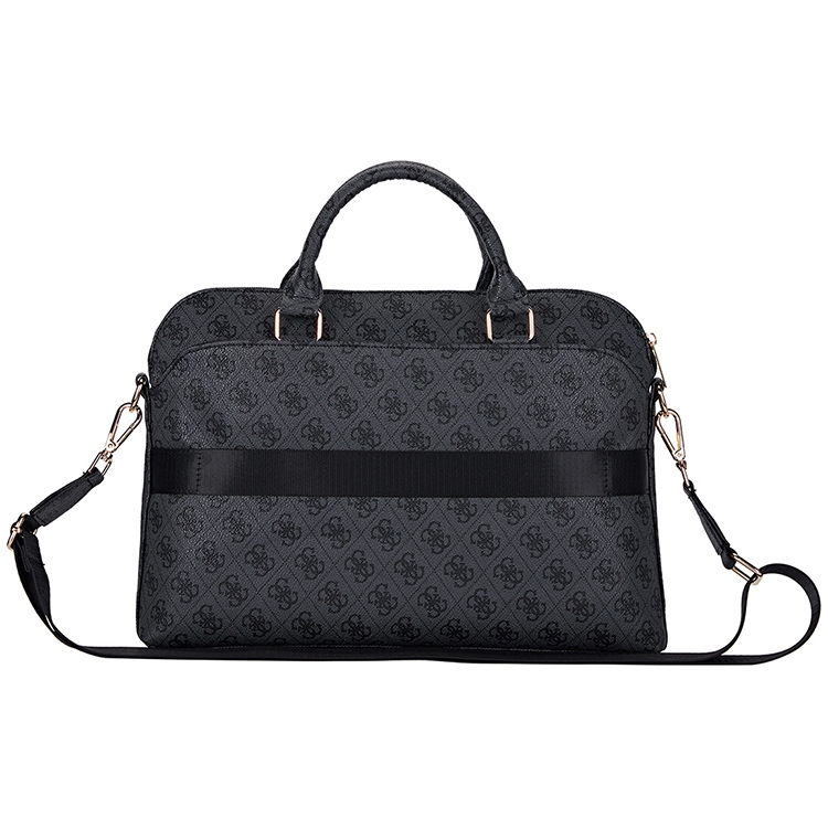 Сумка Guess для ноутбуков 15"/16" 4G Bag with Zipper pocket Triangle metal logo Black