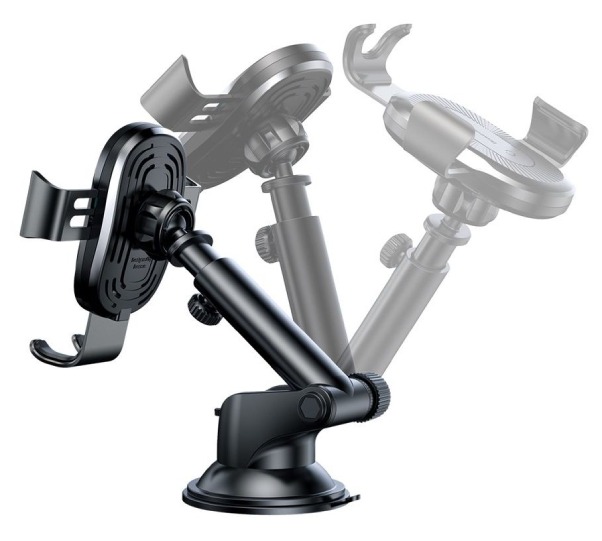 Автомобильный держатель + беспроводное ЗУ Baseus Gravity Car Mount, черный