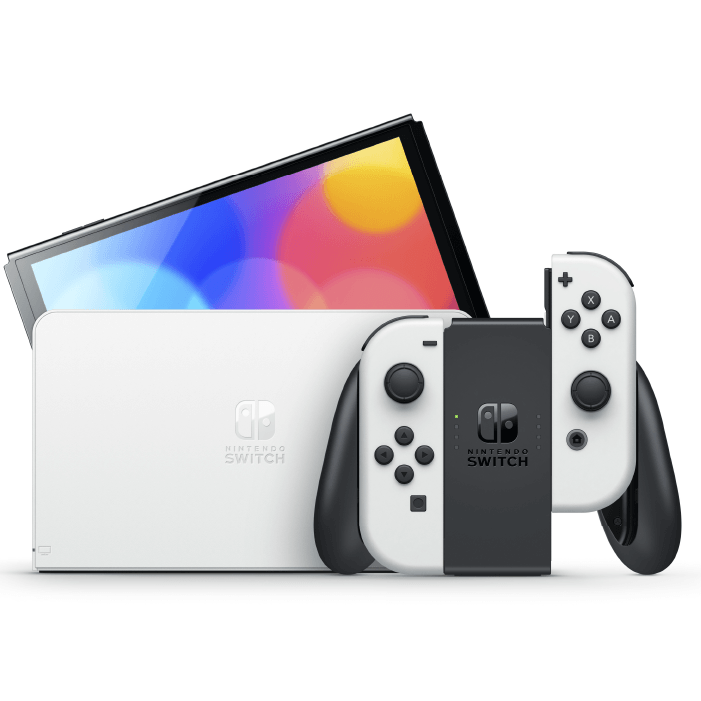 Портативное игровое устройство Nintendo Switch OLED White