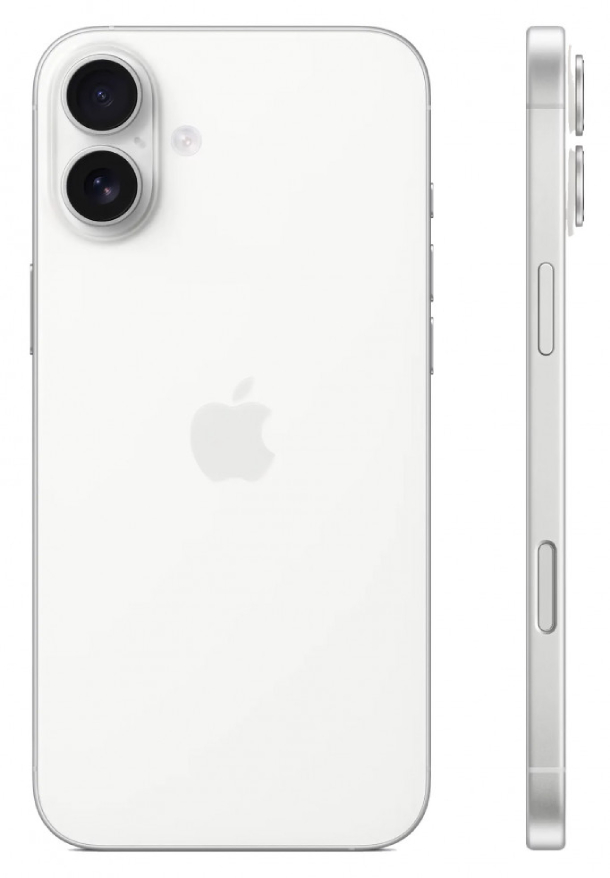 Смартфон Apple iPhone 16 256Gb White (1 sim + eSIM) (Небольшое повреждение коробки)