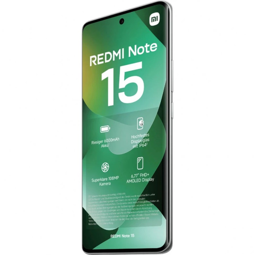 Смартфон Xiaomi Redmi Note 15 8/256Gb Forest Green EU