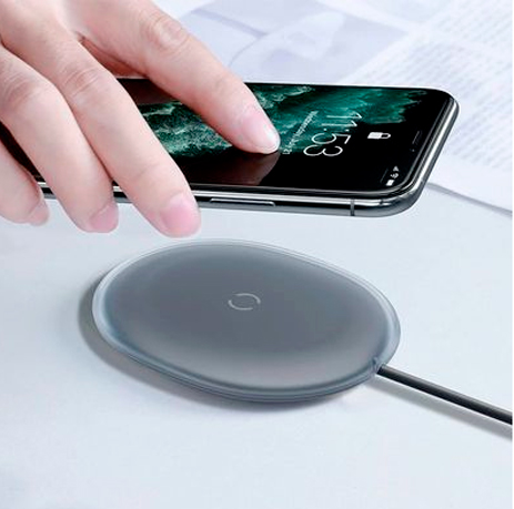 Беспроводное зарядное устройство Baseus Jelly Series, 15W, черный