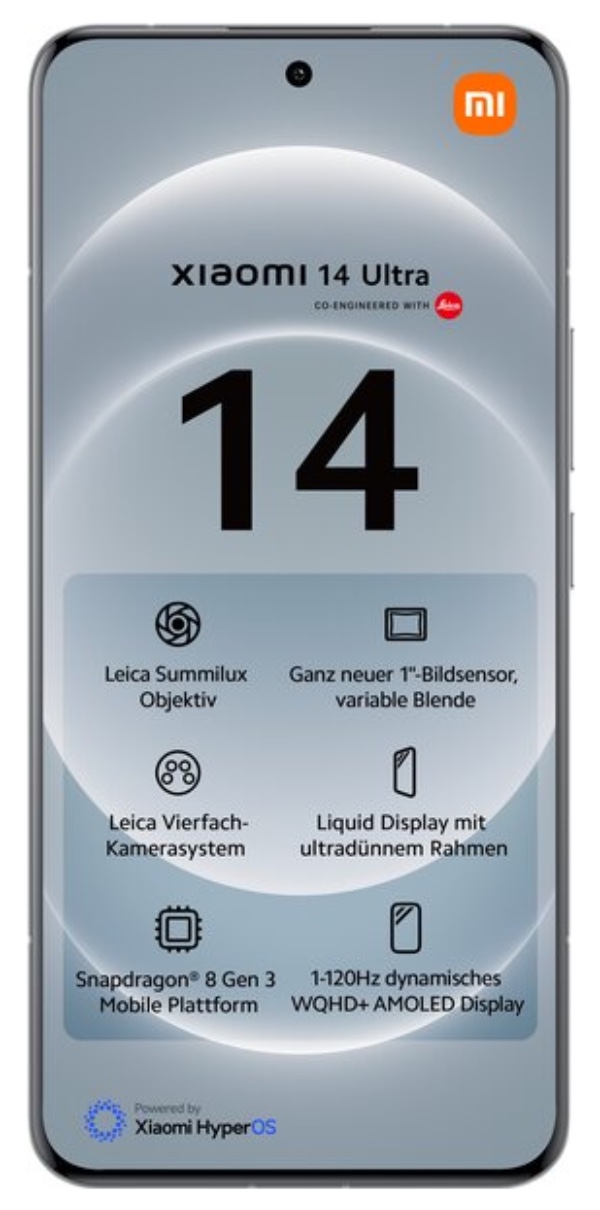 Смартфон Xiaomi 14 Ultra 16/512Gb White EU