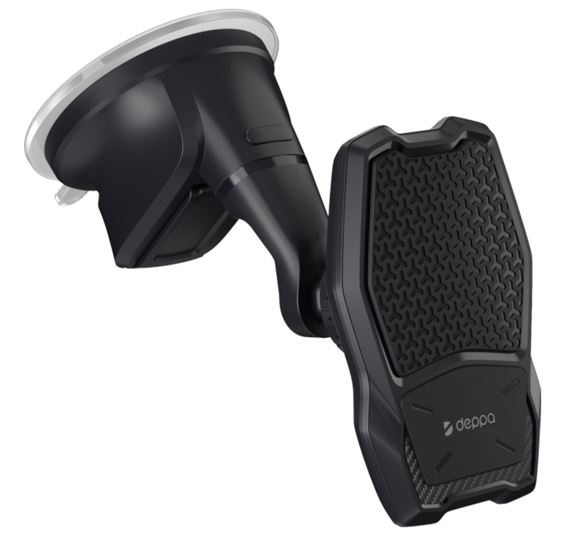 Автомобильный держатель + беспроводное ЗУ Deppa Mage Qi для смартфонов, магнитный, черный