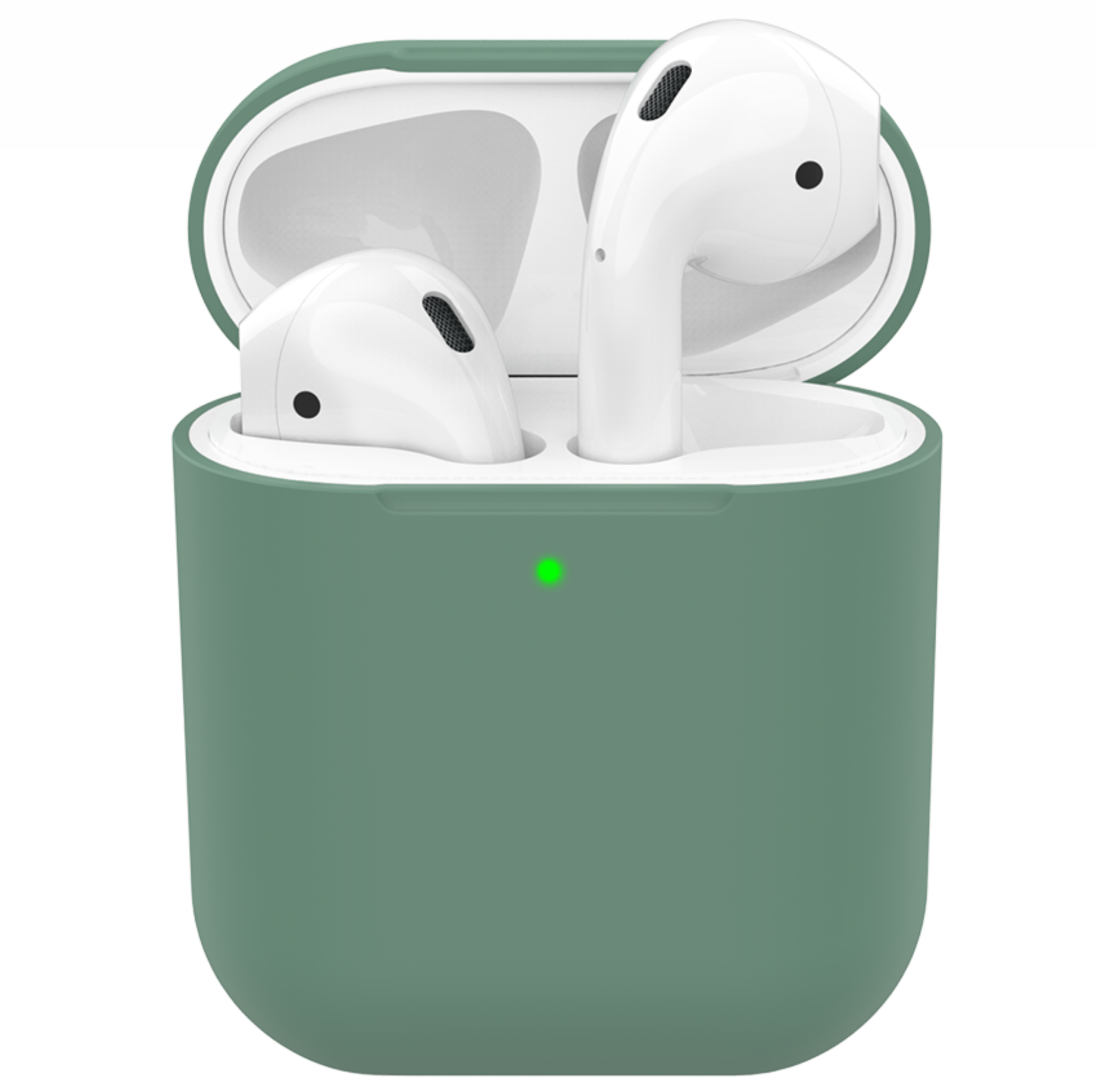 Чехол Deppa Ultra Slim для AirPods, темно-зеленый
