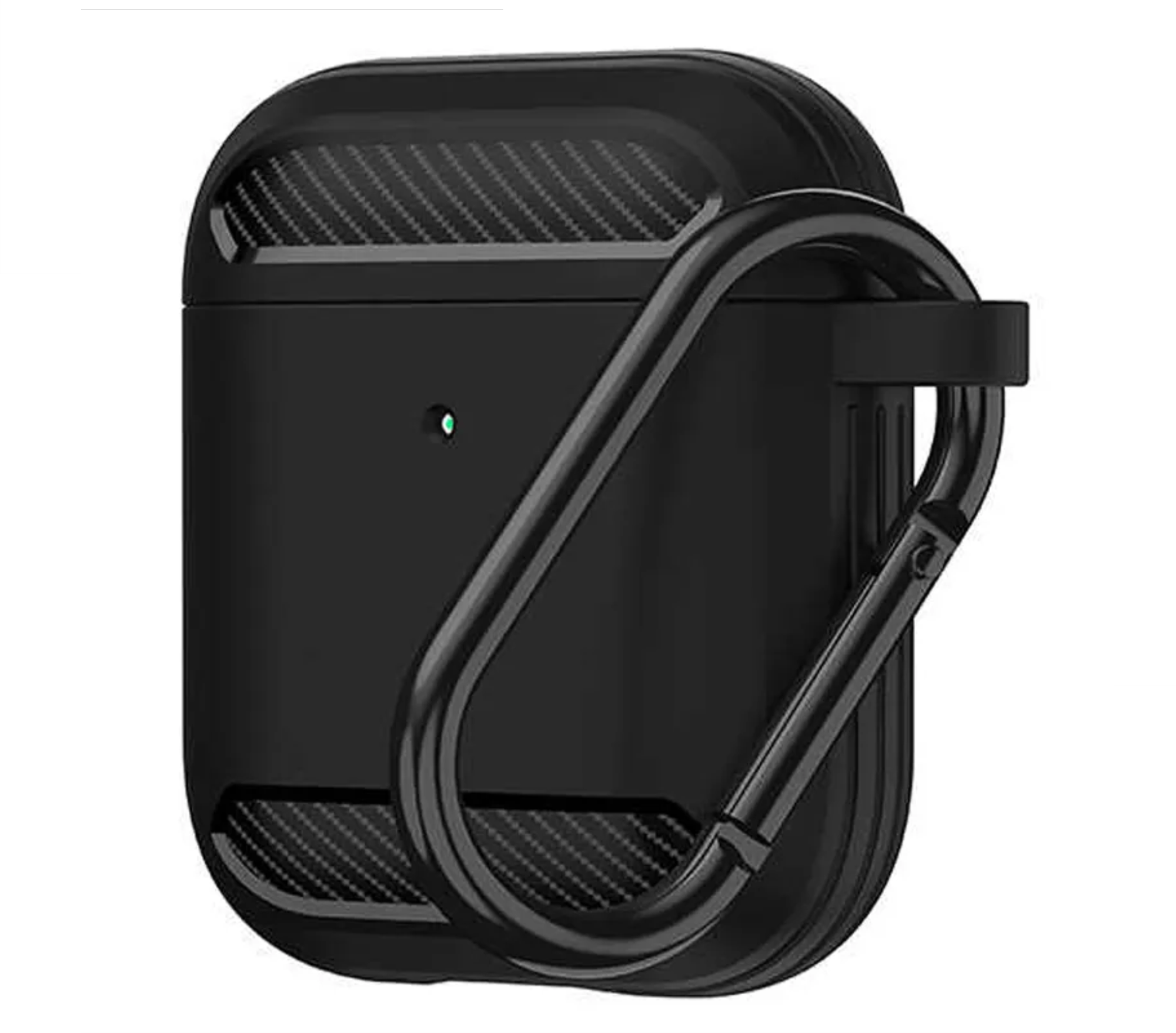 Чехол с карабином WiWU для AirPods, черный